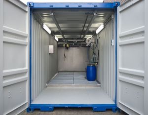 葛罗宁根 - Container with built-in cleaning system